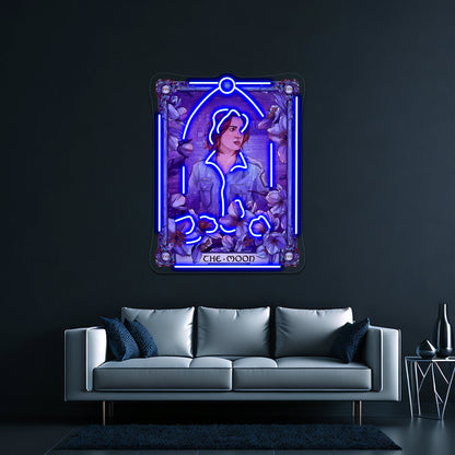 Nicole The Moon Wynonna Earp Tarot Artwork Neon Sign Led