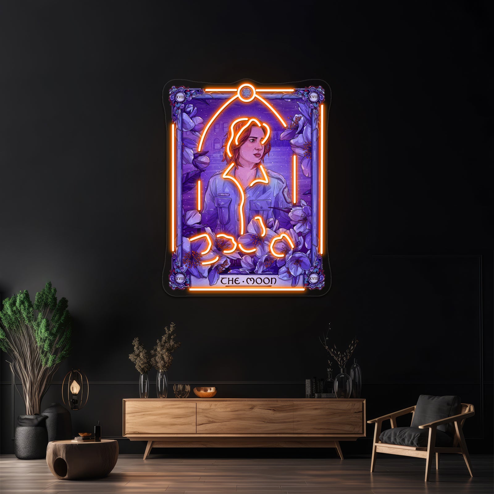 Nicole The Moon Wynonna Earp Tarot Artwork Neon Sign Led | Shineneon