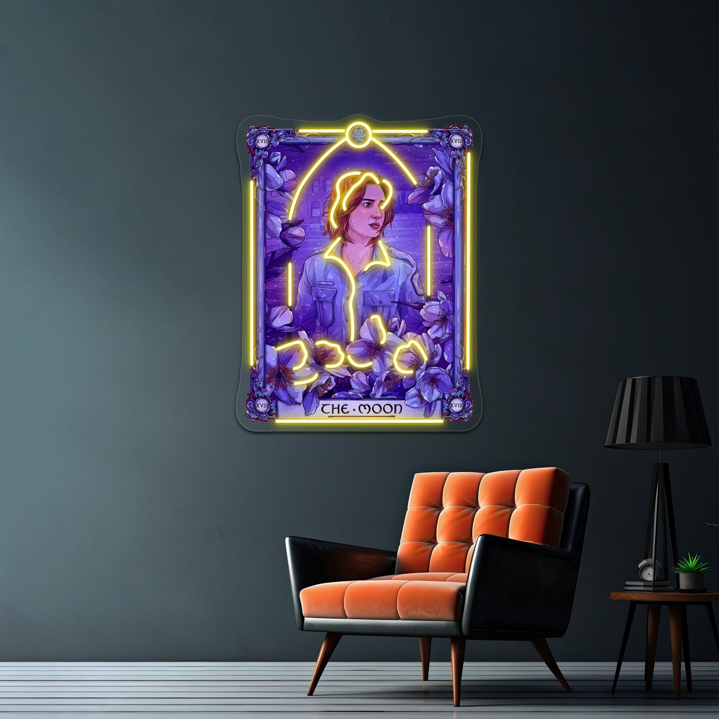 Nicole The Moon Wynonna Earp Tarot Artwork Neon Sign Led