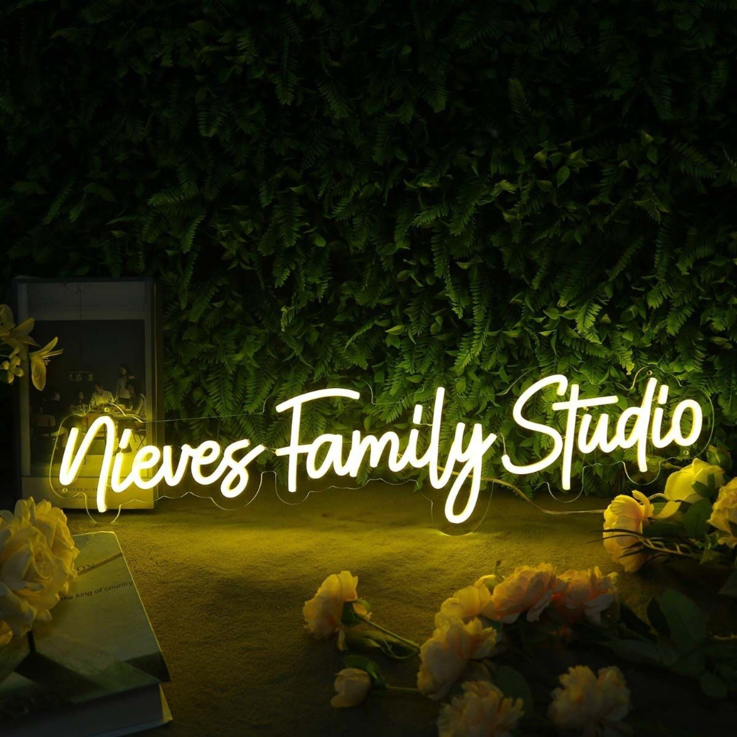 Niever Family Studio Yellow Led Neon Sign - Shineneon