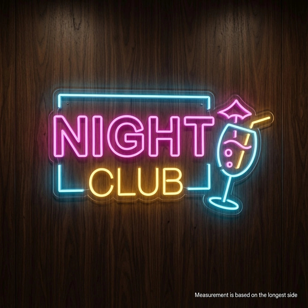 Night Club LED Neon Sign - 04 Size Image