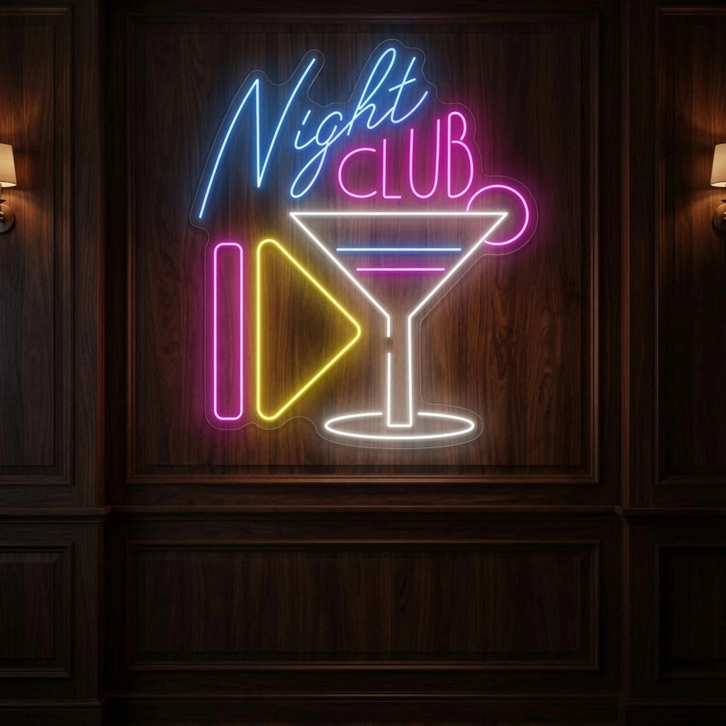 Night Club LED Neon Sign Home Wall Art - 01 Original Product Image