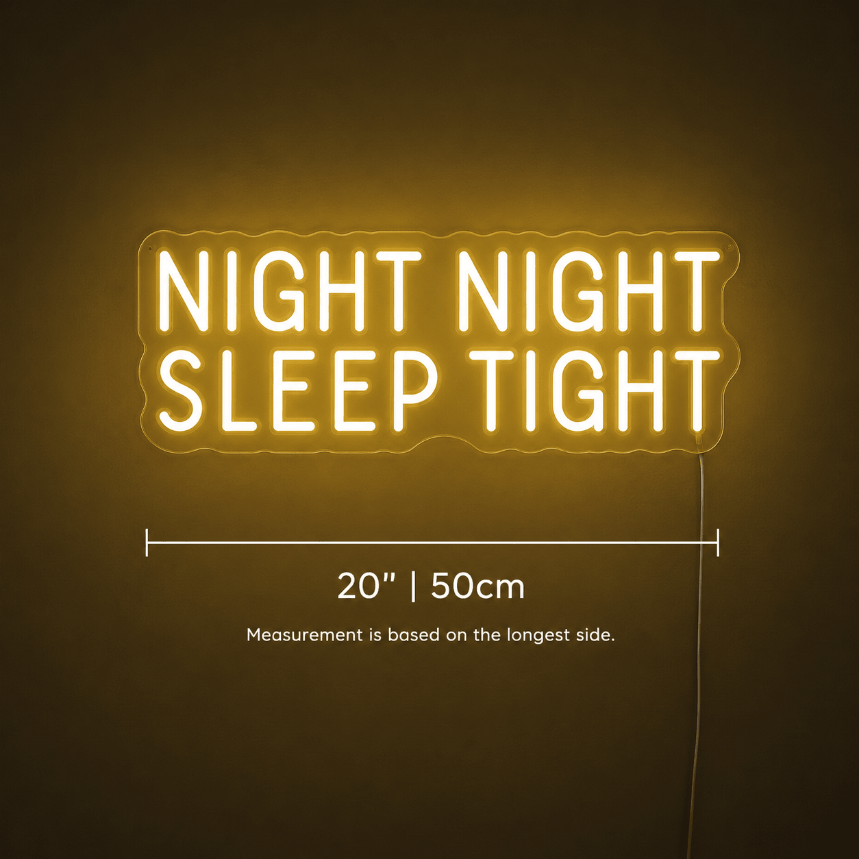Night Night Sleep Tight LED Neon Sign - Shineneon