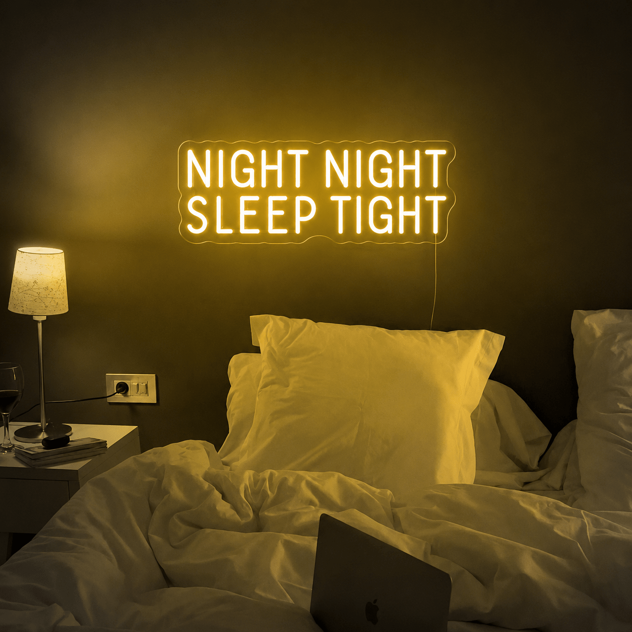 Night Night Sleep Tight LED Neon Sign - Shineneon