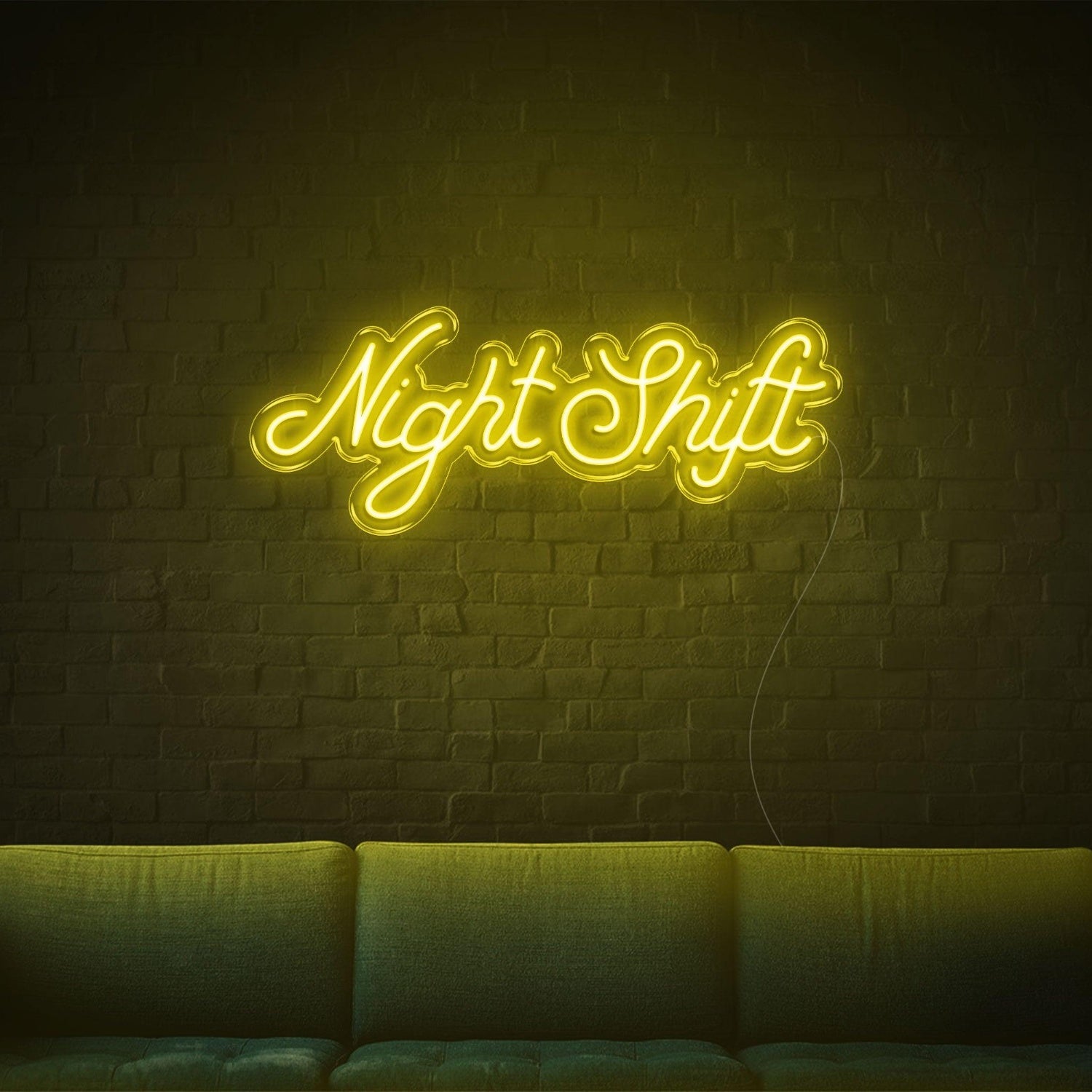 Night Shift Light Blue Decorative Led Neon Sign For Bar Cafe Home Decor | Shineneon