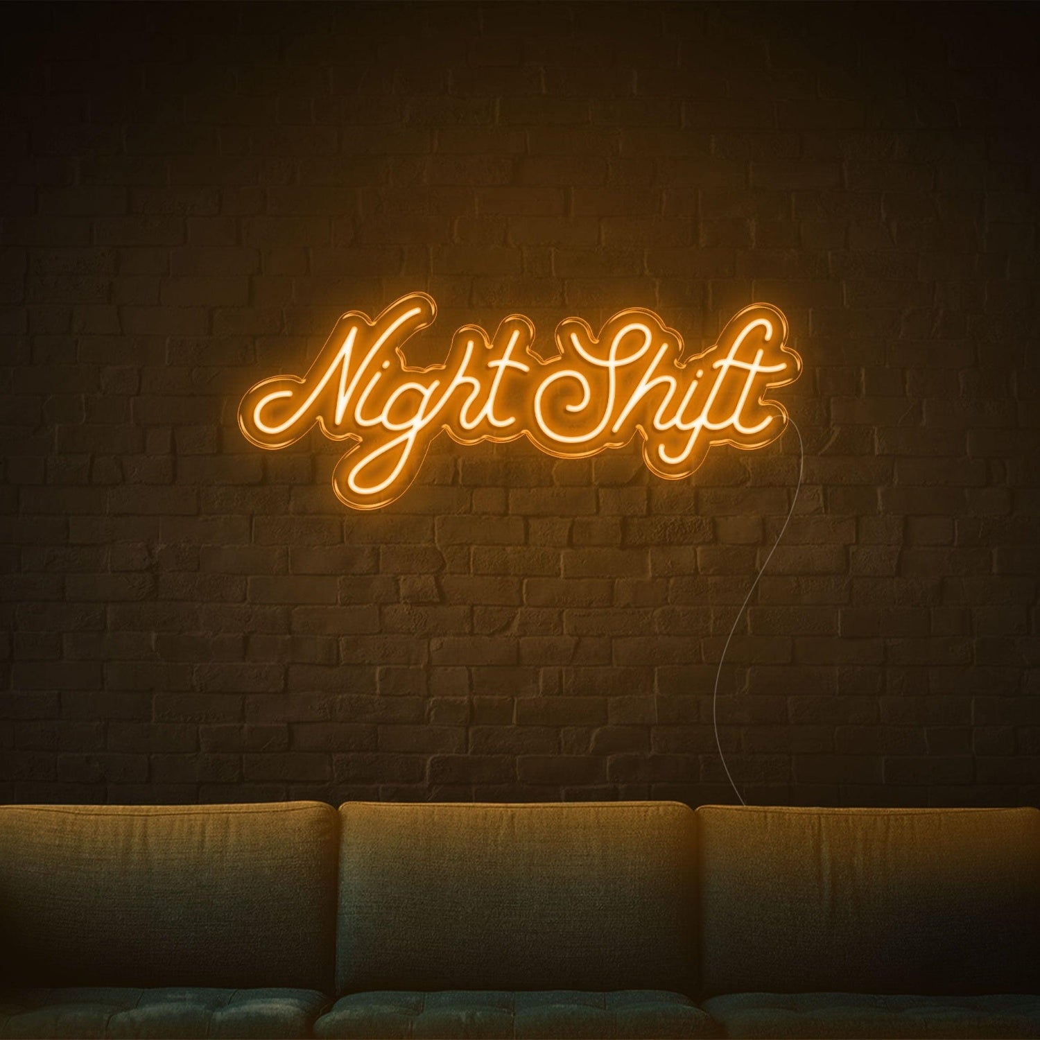 Night Shift Light Blue Decorative Led Neon Sign For Bar Cafe Home Decor | Shineneon