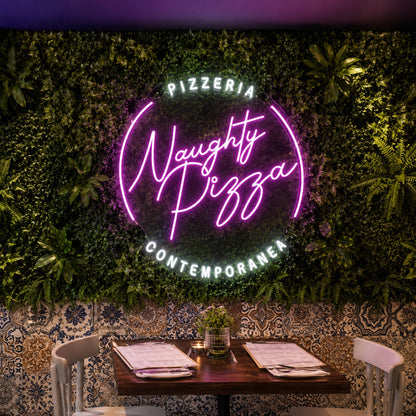 Night Time Pizza LED Neon Sign - 01 Original Product Image