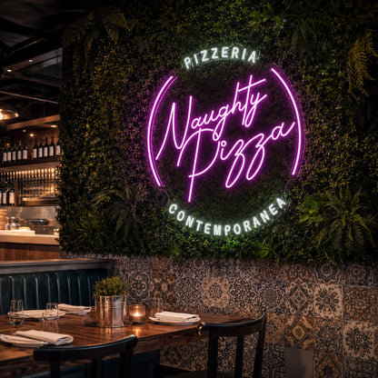 Night Time Pizza LED Neon Sign - 02 High-Converting Product Image