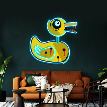 Nightmare B4 Xmas Ducky Artwork Neon Sign Led