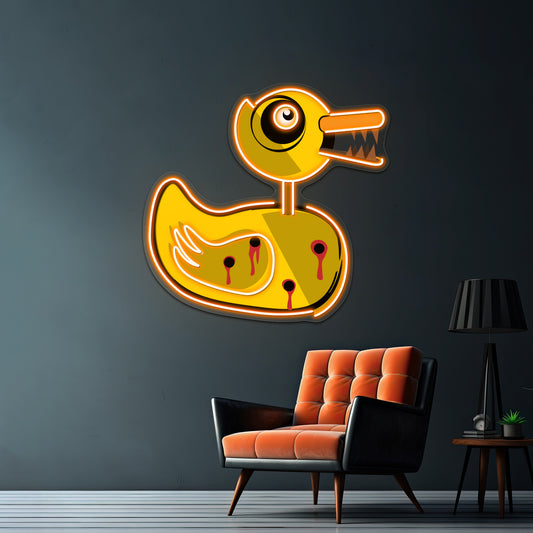 Nightmare B4 Xmas Ducky Artwork Neon Sign Led