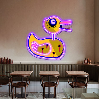 Nightmare B4 Xmas Ducky Artwork Neon Sign Led