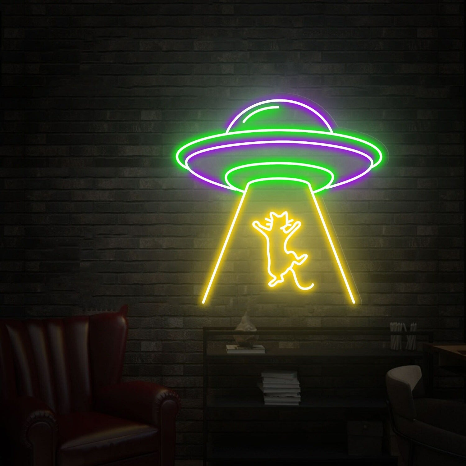 Nights Ufo Led Neon Sign Flively Home | Shineneon
