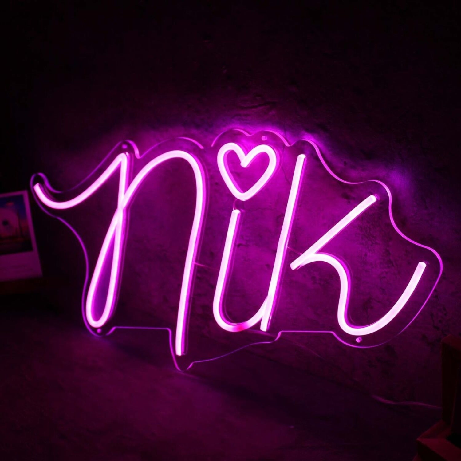 Nik Pink Led Neon Sign - Shineneon