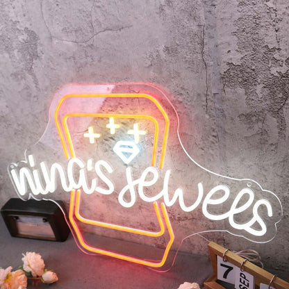 Ninas Jewels Custom Led Neon Sign - Shineneon