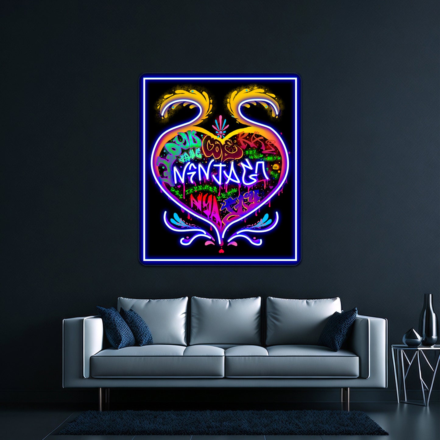 Ninjago Grafitti Artwork Neon Sign Led