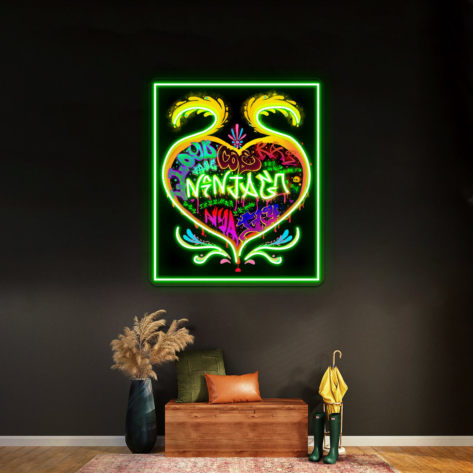 Ninjago Grafitti Artwork Neon Sign Led | Shineneon