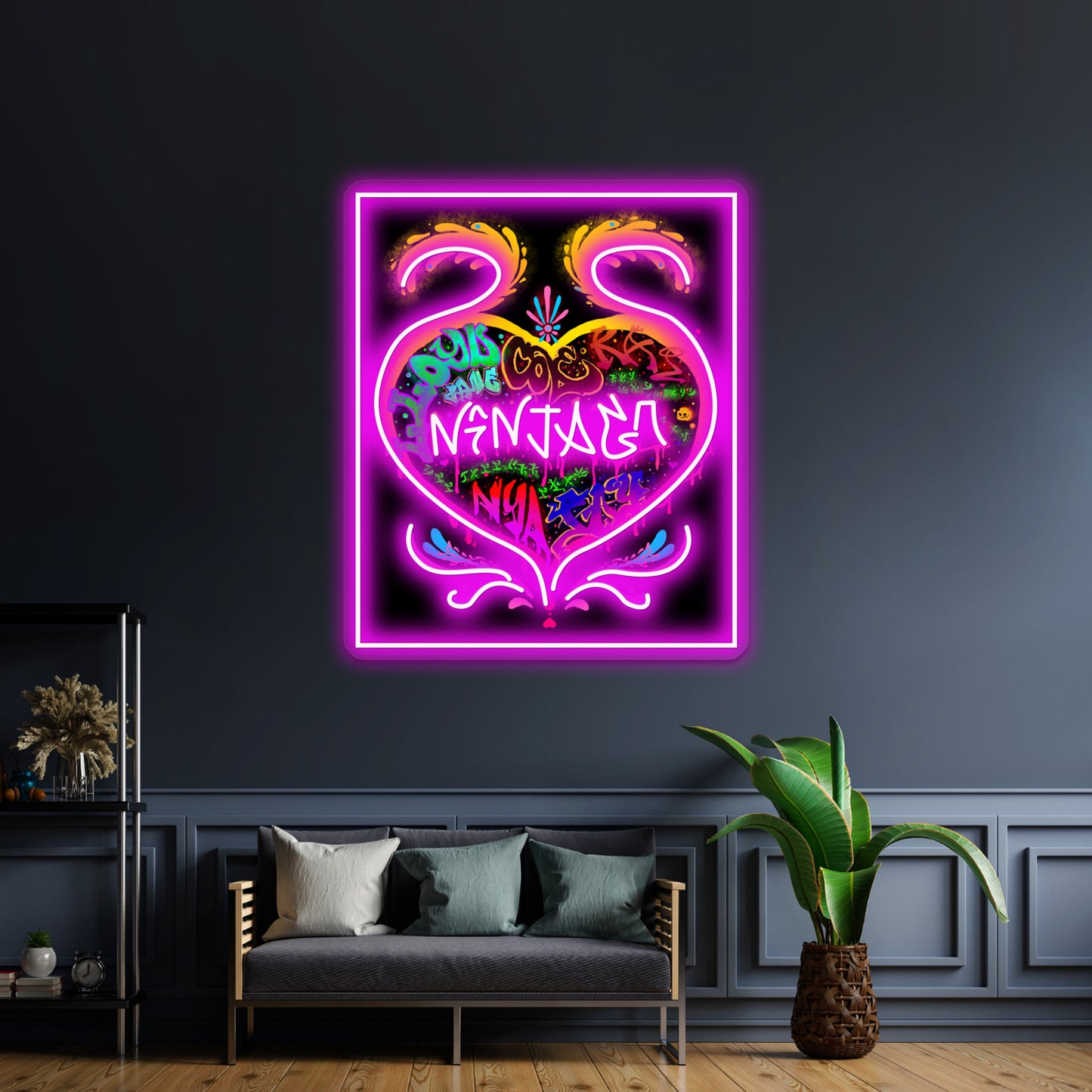 Ninjago Grafitti Artwork Neon Sign Led