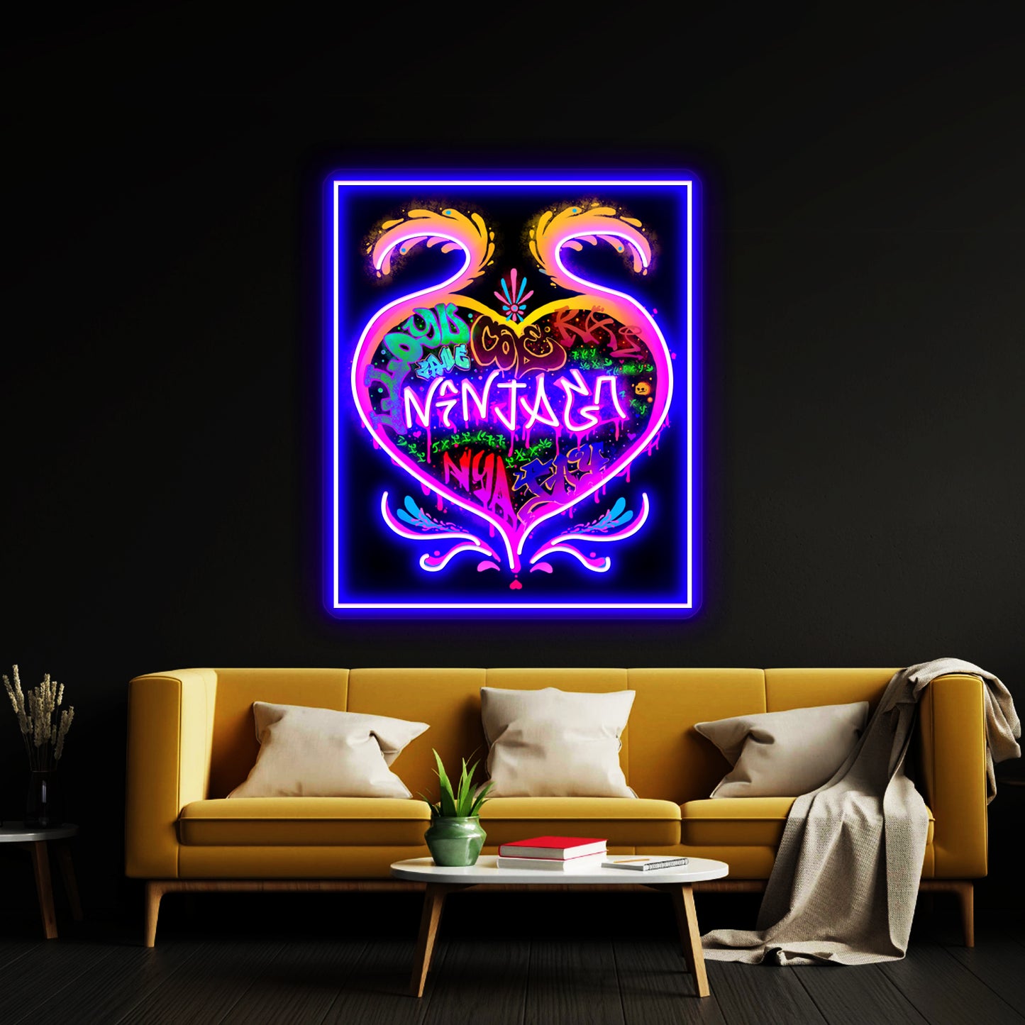 Ninjago Grafitti Artwork Neon Sign Led