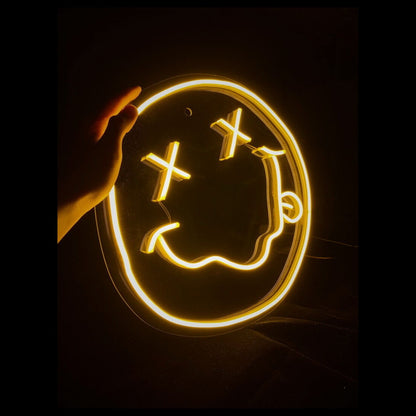 Nirvana Smile Crazy Led Neon Sign For Music Lovers | Shineneon