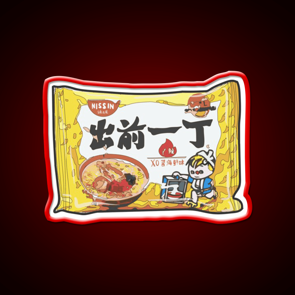 Nissin Seafood Snack Food Led Neon Sign Rgb Color - Shineneon