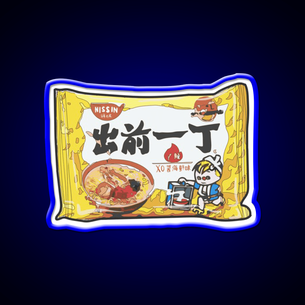 Nissin Seafood Snack Food Led Neon Sign Rgb Color - Shineneon