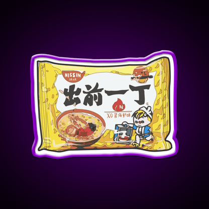 Nissin Seafood Snack Food Led Neon Sign Rgb Color - Shineneon