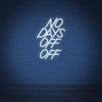No Bad Days Classic LED Neon Sign - 01 Original Product Image