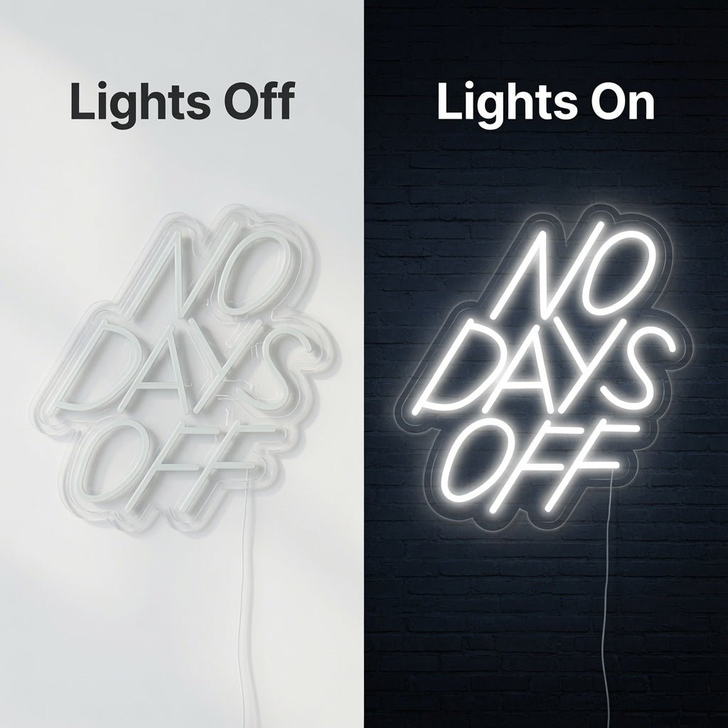 No Bad Days Classic LED Neon Sign - Shineneon