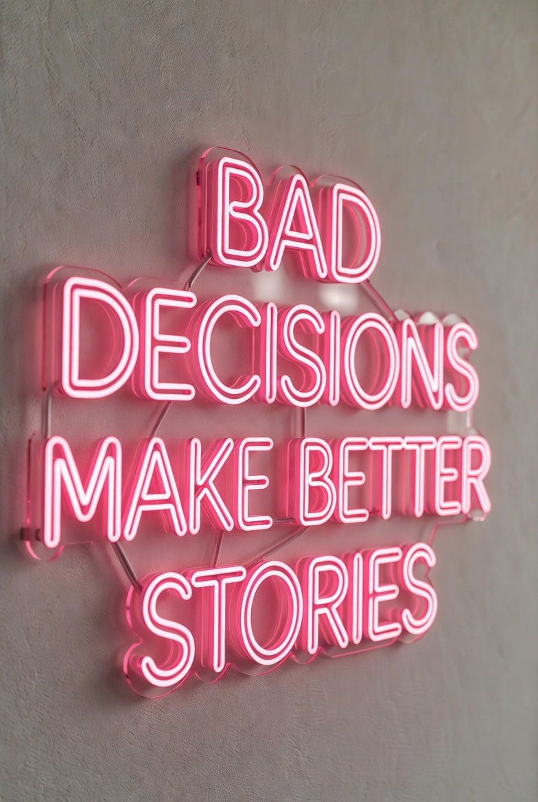 No Bad Days Cursive Home Decor LED Neon Sign - Shineneon