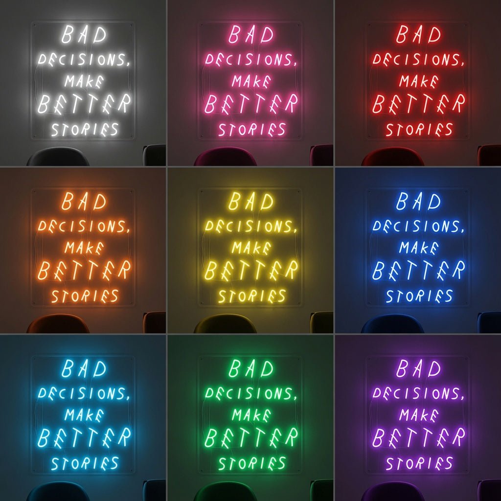 No Bad Days Cursive Home Decor LED Neon Sign - Shineneon