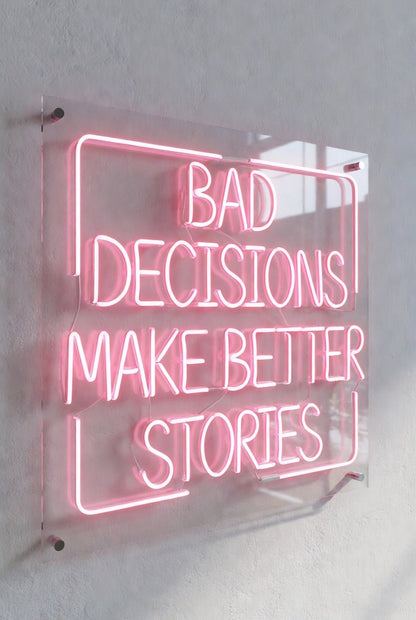No Bad Days Cursive Home Decor LED Neon Sign - Shineneon