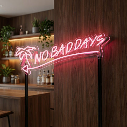 No Bad Days Cursive LED Neon Sign - Shineneon