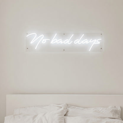 No Bad Days LED Neon Sign Bedroom Decor Wall Neon Sign - 01 Original Product Image