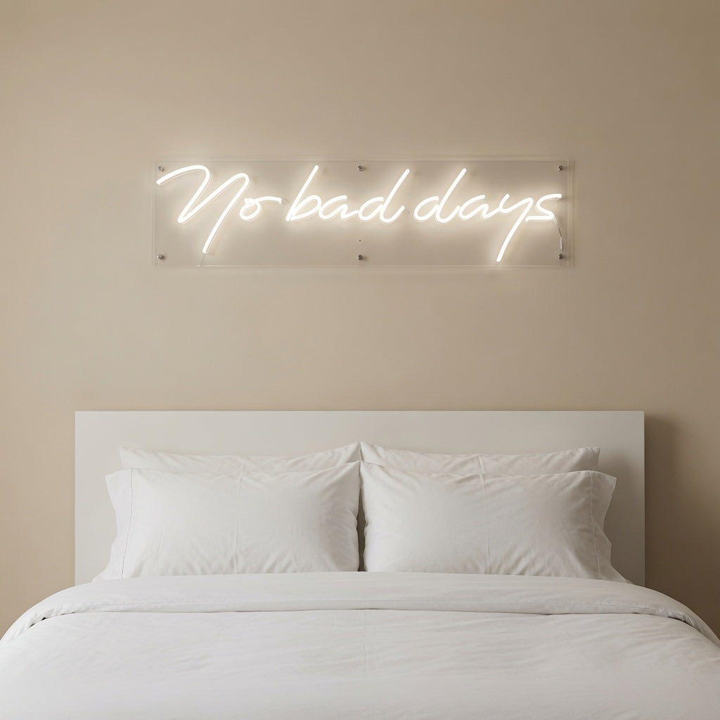 No Bad Days LED Neon Sign Home Decor - 01 Original Product Image