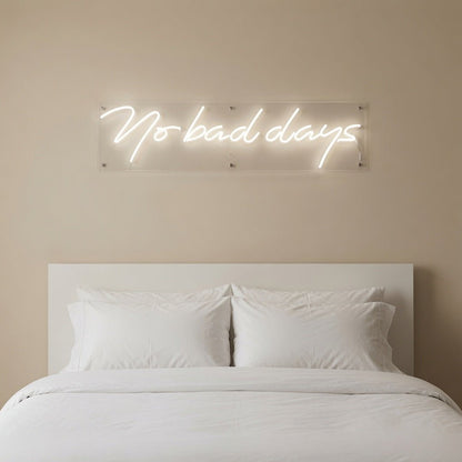 No Bad Days LED Neon Sign Home Decor - Shineneon