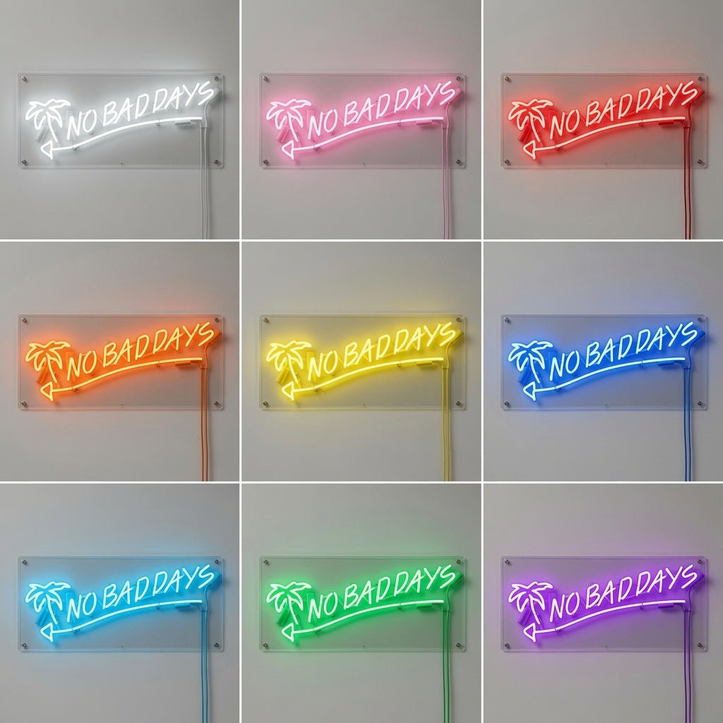 No Bad Days LED Neon Sign Home Wall Art - Shineneon