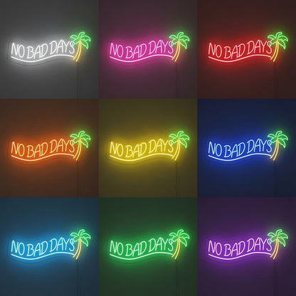 No Bad Days LED Neon Sign Wall Art Wall Neon Sign - Shineneon