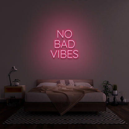 No Bad Vibes Led Neon Sign | Shineneon