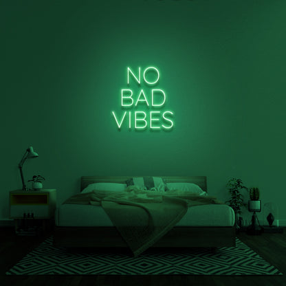 No Bad Vibes Led Neon Sign | Shineneon