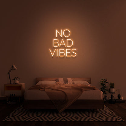 No Bad Vibes Led Neon Sign | Shineneon