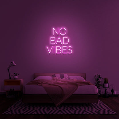 No Bad Vibes Led Neon Sign | Shineneon