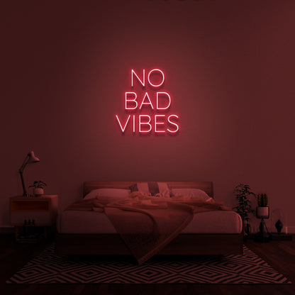 No Bad Vibes Led Neon Sign | Shineneon