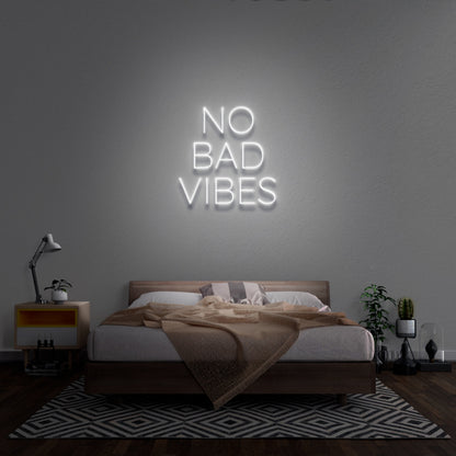 No Bad Vibes Led Neon Sign | Shineneon
