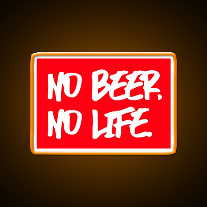 No Beer No Life Man Cave Bar Led Neon Sign Rgb Color