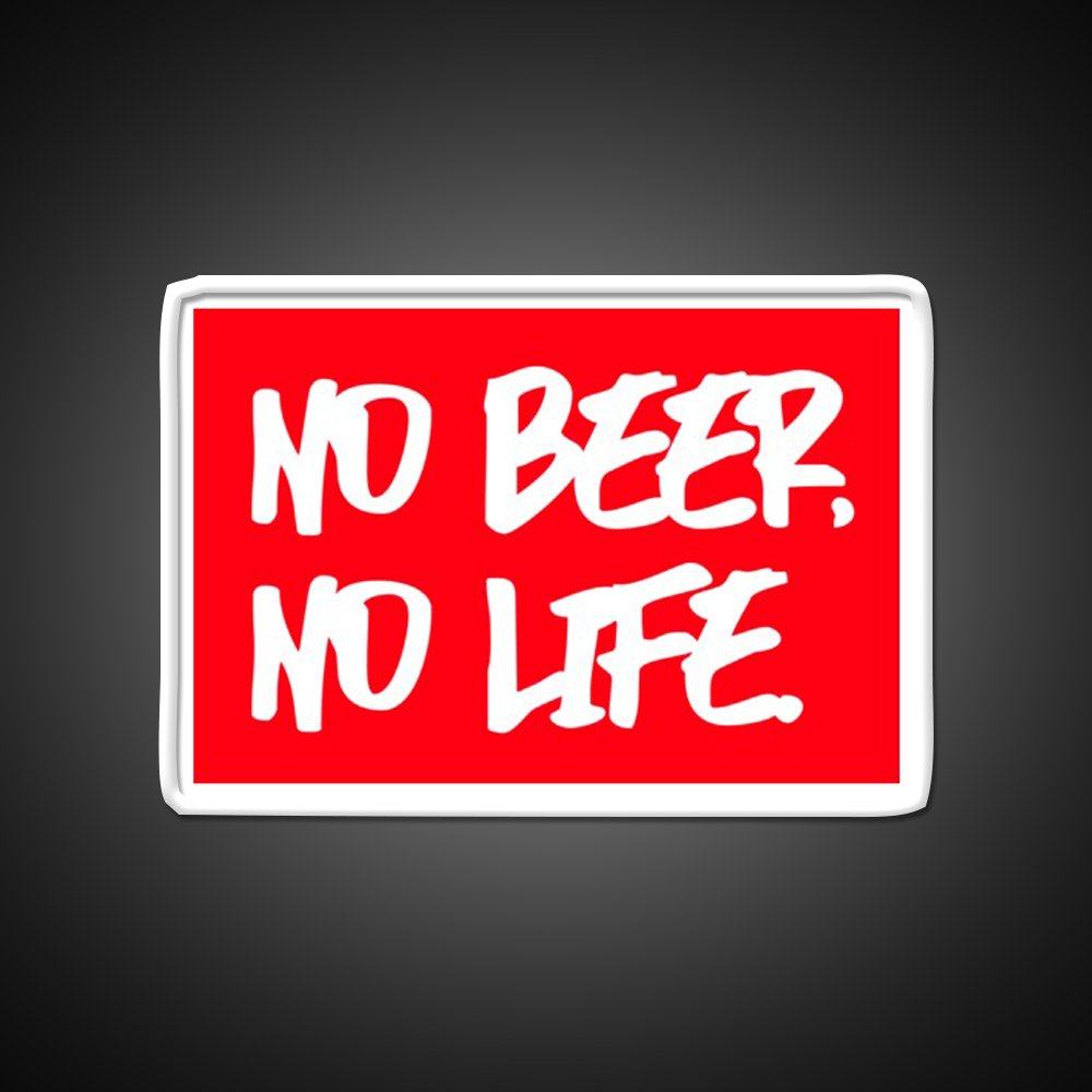No Beer No Life Man Cave Bar Led Neon Sign Rgb Color