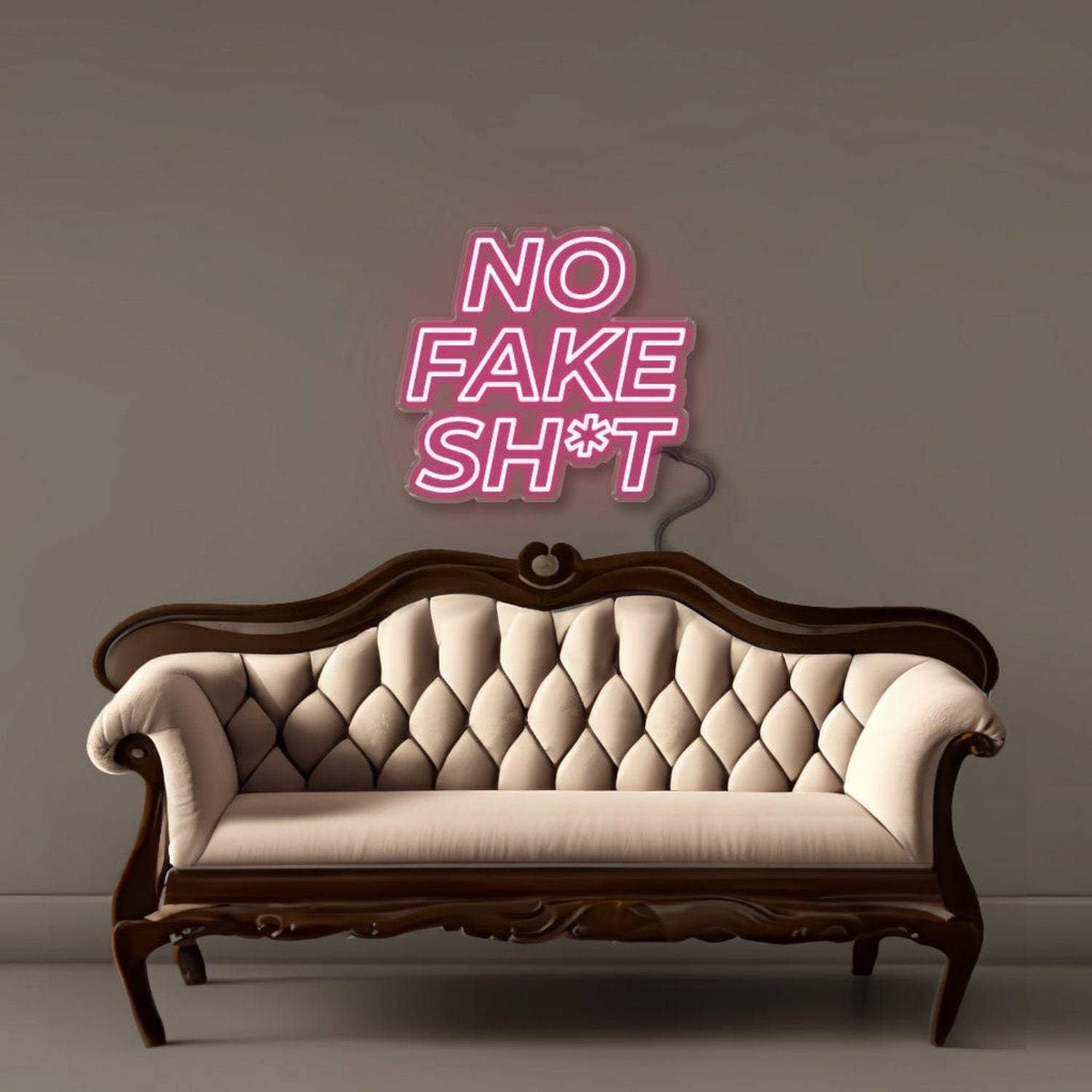 No Fake Shit Led Neon Signs | Shineneon