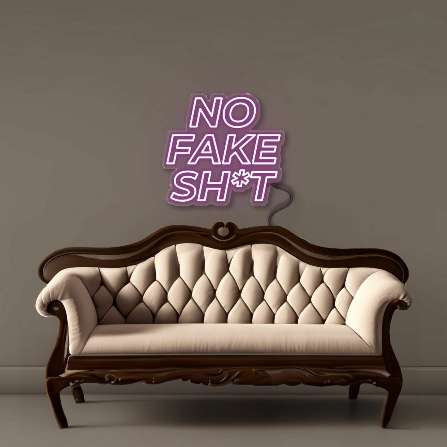 No Fake Shit Led Neon Signs | Shineneon