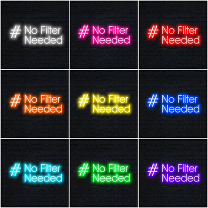 No Filter Needed LED Neon Sign - 05 Color Grid