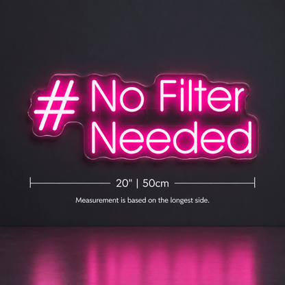 No Filter Needed LED Neon Sign - Shineneon