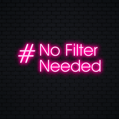 No Filter Needed LED Neon Sign - Shineneon